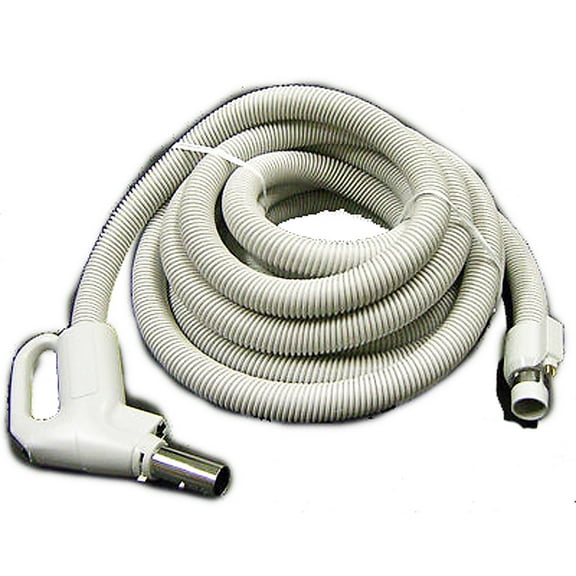 Central Vac Hose Assy 30FT Direct Connect Dual Switching Crushproof Pump Handle
