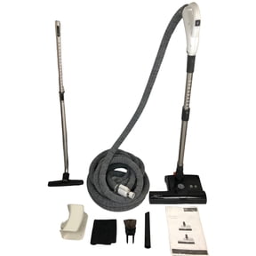 Central Vacuum 35 Ft Hose Accessory Kit Featuring Sebo Black ET-2 9251AM Electric Power Head
