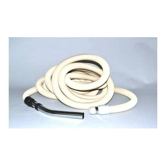 Central Vacuum Cleaner Hose Assembly 30Ft Crushproof Vacu-Maid/Vacuflo-Beige