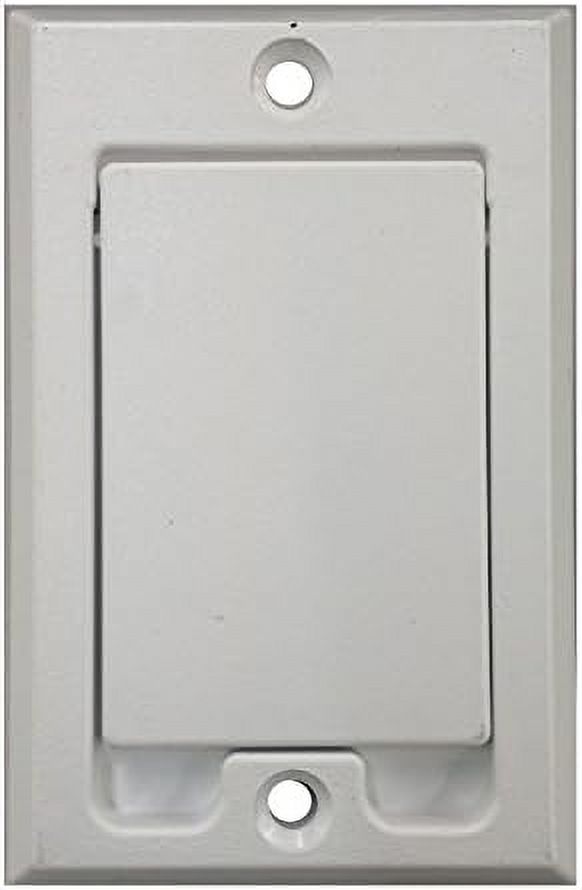 Central Vacuum Door Inlet Plate White for Beam VacuFlow vacuum