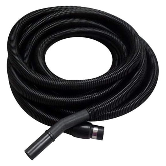 Central Vacuum Garage Utility Hose Replacement, 30-Foot Length, Designed for Use with Models by Beam, Nutone, and Vacuflo, Compatible with 1.25" Friction Fit Attachments