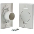 thumbnail image 1 of Central Vacuum Inlet-White-Round Door Central Vacuum - High Quality!, 1 of 5