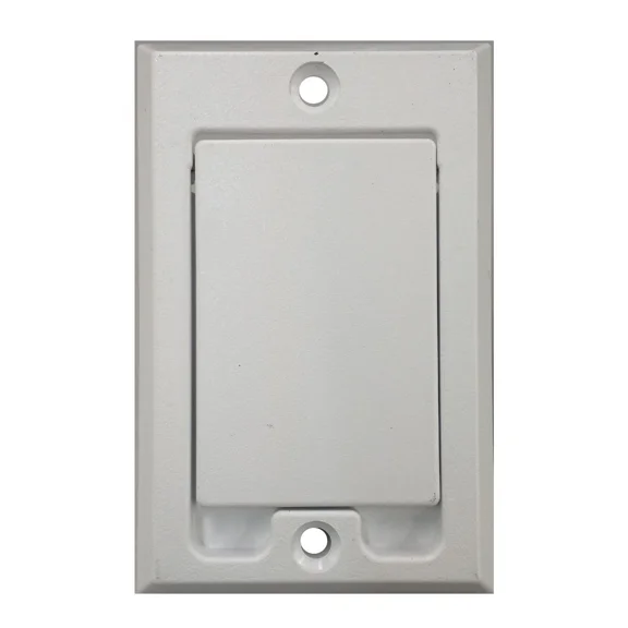 Central Vacuum Square Door Inlet Wall Plate White For Nutone Beam Vacuflow - ...
