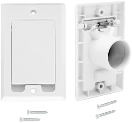 Central Vacuum Square Door Low Volt Inlet Wall Plate for Nutone Beam ...