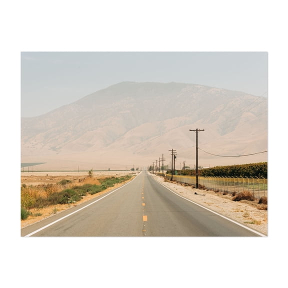 Central Valley Landscape 02 - Bakersfield California Photography Unframed Wall Art Print 8 x 10 inches