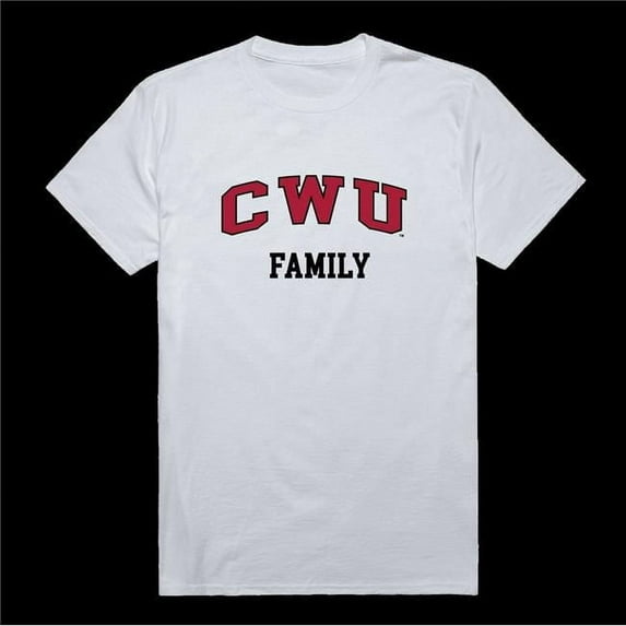 Central Washington University Wildcats Family T-Shirt, White - 2XL