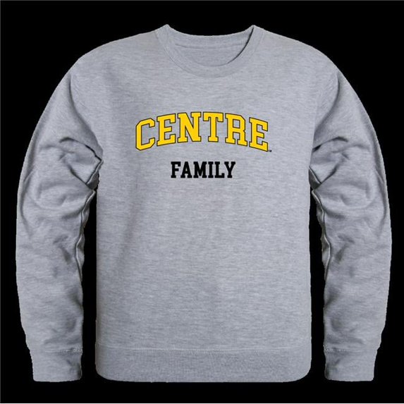 Centre College Colonels Family Crewneck Sweatshirt, Heather Grey - Small