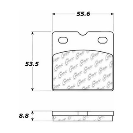 Centric 100.09710 OE Formula Brake Pads