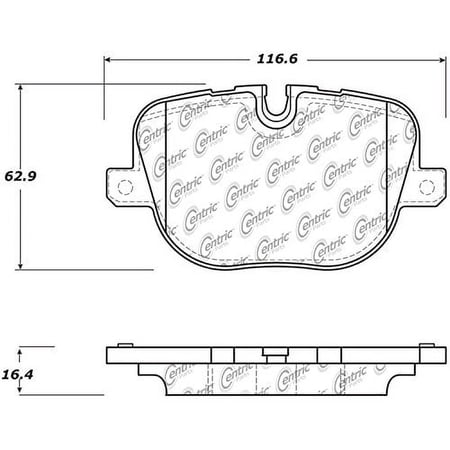 Centric 104.14270 Brake Pad