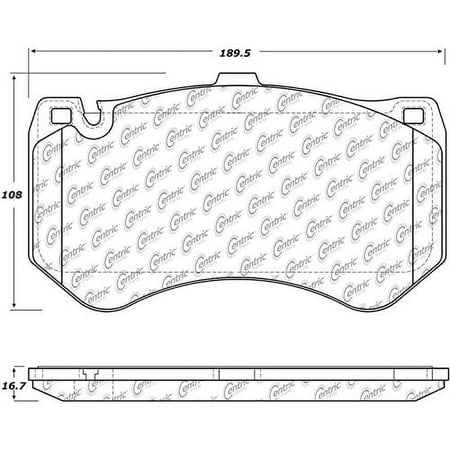 Centric 104.15300 Brake Pad