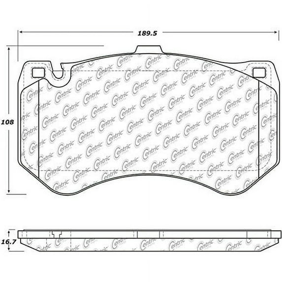 Centric 104.15300 Brake Pad