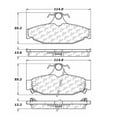 thumbnail image 1 of Centric 105.04130 Rear Brake Pad, 1 of 4