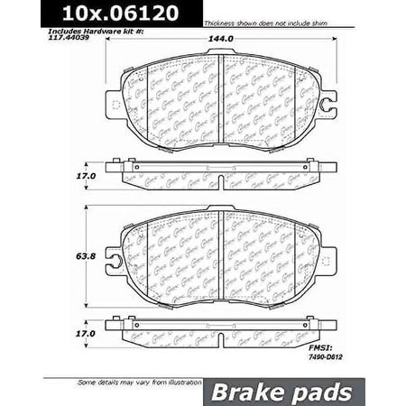 Centric 105.06120 Disc Brake Pad