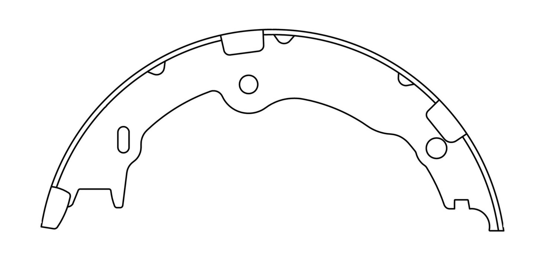 Centric 111.09670 Centric Brake Shoes
