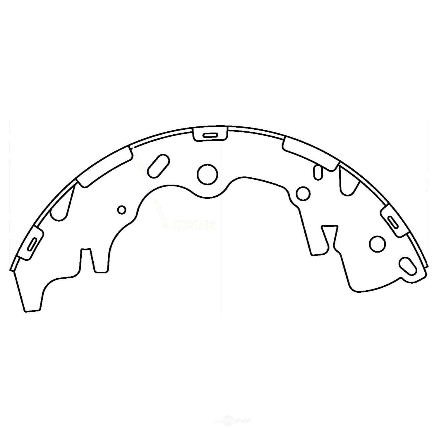 Centric Parts 111.10031 Premium Brake Shoes-Preferred