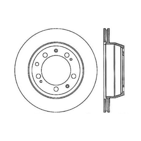 Centric 120.37007 Premium Brake Rotor