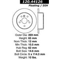 thumbnail image 1 of Centric 120.44126 Premium Brake Rotor Fits select: 2002-2006 TOYOTA CAMRY, 2005-2007 TOYOTA AVALON, 1 of 2
