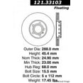 thumbnail image 1 of Centric 121.33103 Disc Brake Rotor Fits select: 2004-2006 AUDI A4, 1 of 5