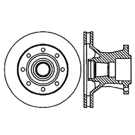Centric 121.67035 Disc Brake Rotor Fits select: 1994-1999 DODGE RAM 3500