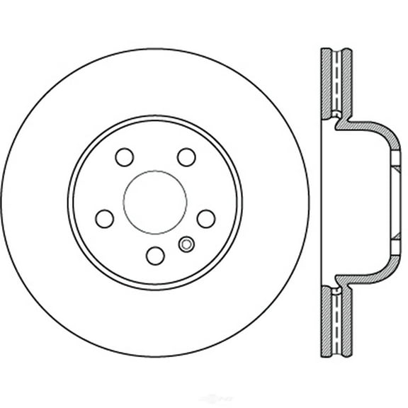 Centric 127.34104 OE Type Drilled/Slotted Disc-Preferred Fits select: 2008-2013 BMW 135