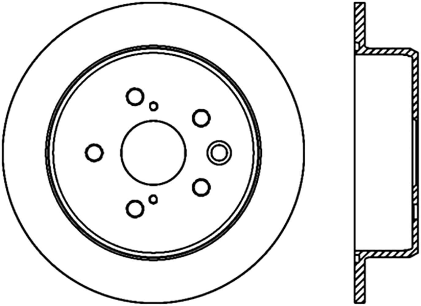Centric 128.44142R Disc Brake Rotor Fits select: 2006-2015 LEXUS IS
