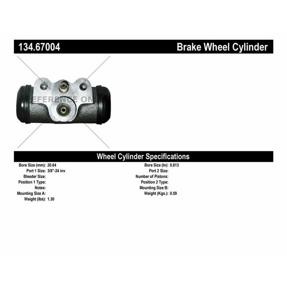 Centric 134.67004 Centric Premium Wheel Cylinders