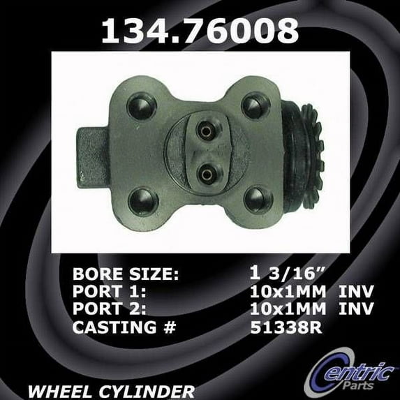 Centric 134.76008 - Premium Front Passenger Side Drum Brake Wheel Cylinder Fits select: 1991-1993 ISUZU NPR, 1992-1993 GMC 4000