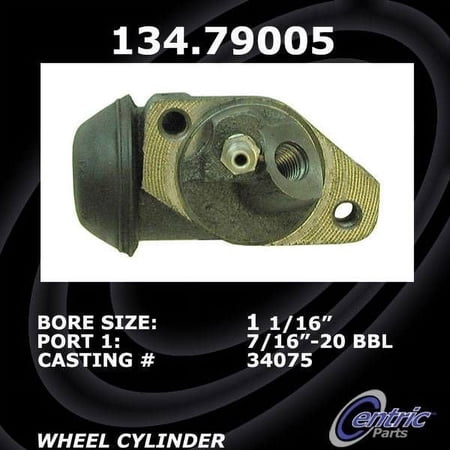 Centric 134.79005 - Premium Front Passenger Side Drum Brake Wheel Cylinder