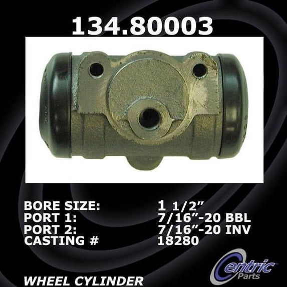 Centric 134.80003 - Premium Rear Lower Drum Brake Wheel Cylinder