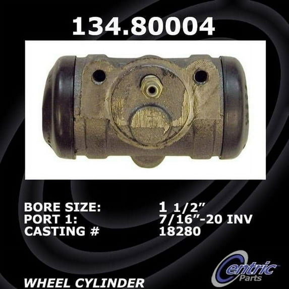 Centric 134.80004 - Premium Rear Upper Drum Brake Wheel Cylinder