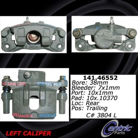 Centric 141.46552 Semi Loaded Caliper Fits select: 2005-2006 MITSUBISHI OUTLANDER, 2004-2006 MITSUBISHI LANCER RALLIART