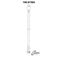 thumbnail image 1 of Centric 150.67304 Centric Premium Brake Hydraulic Hoses Fits select: 1974 AMERICAN MOTORS JEEP, 1974-1975 JEEP JEEP, 1 of 4
