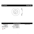 thumbnail image 1 of Centric 227.34101 Disc Brake Rotor Fits select: 2007,2012 MINI COOPER, 1 of 4