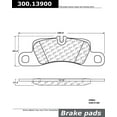 thumbnail image 1 of Centric 300.13900 Centric Premium Semi-Metalic Disc Brake Pad Sets, 1 of 3