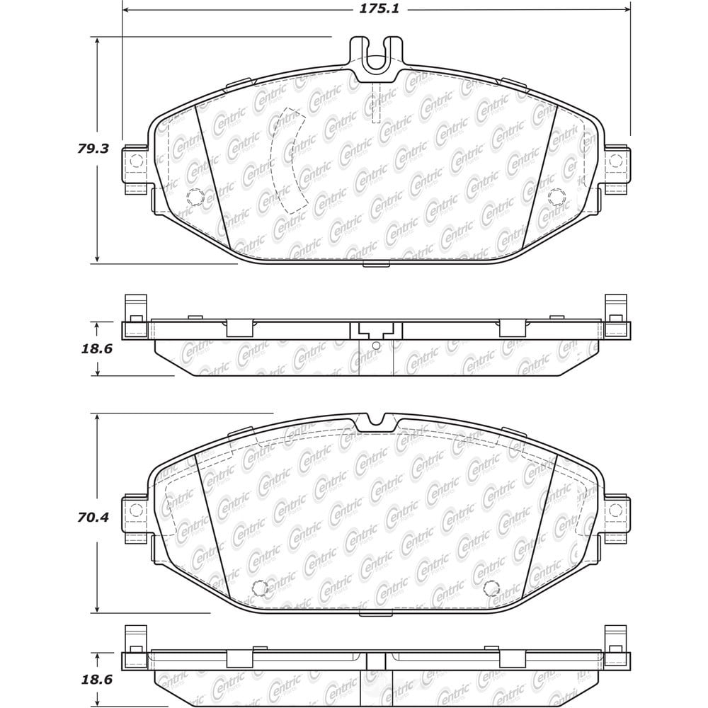 Centric 301.17940 Centric Premium Ceramic