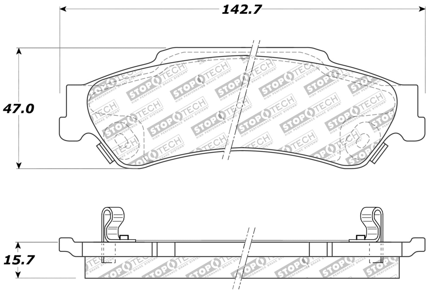 Centric 309.07290 Disc Brake Pad Set