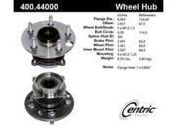 Centric 400.44000E Rear Wheel Bearing Fits select: 2001-2006 LEXUS LS