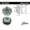 thumbnail image 1 of Centric (402.48000) Wheel Hub Assembly Fits select: 2016-2017 NISSAN ROGUE, 2013-2019 NISSAN SENTRA, 1 of 4