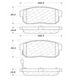 thumbnail image 1 of Centric Brake Pad Set, #100-08470, 1 of 6