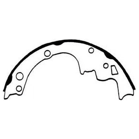 Centric Brake Shoe Set, #112-05140
