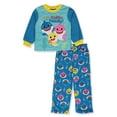 thumbnail image 1 of Centric Brands Boys Baby Shark Blue Fleece Fin-Tastic Family Infant Pajamas, 1 of 3