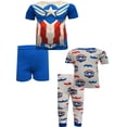 thumbnail image 1 of Centric Brands Inc. Boys Marvel Comics Falcon and Winter Soldier 4 Piece Cotton Pajamas (10), 1 of 2