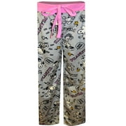 CENTRIC BRANDS Womens Peanuts Snoopy and Woodstock Ladies Silky Fleece Lounge Pants (2X)