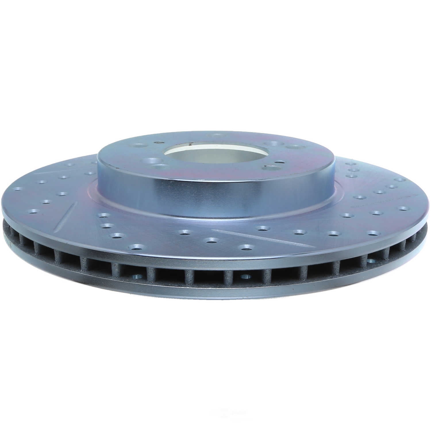 Centric C-Tek Standard Sport Drilled & Slotted Brake Rotor Fits select: 1997-2001 HONDA CR-V, 1997-2001 HONDA PRELUDE