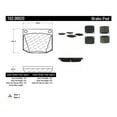 thumbnail image 1 of Centric Parts 102.00020 102 Series Semi Metallic Standard Brake Pad, 1 of 2