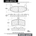 thumbnail image 1 of Centric Parts 102.03770 102 Series Semi Metallic Standard Brake Pad, 1 of 4