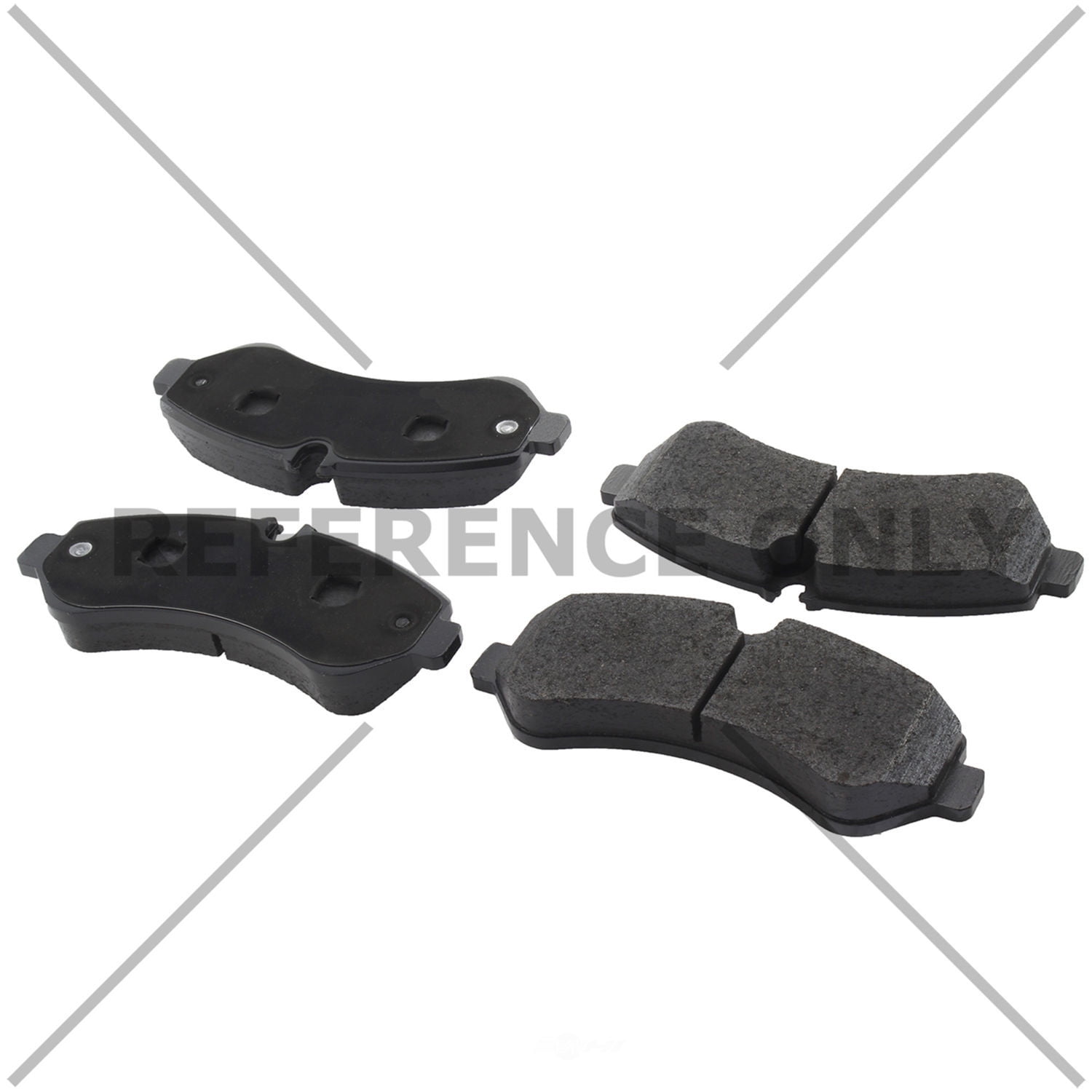 Centric Parts 104.60960 Centric Posi Quiet Advanced Semi-Metallic Disc Brake Pad Sets