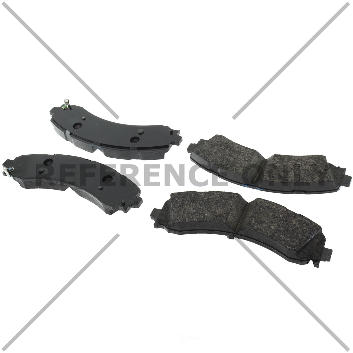 Centric Parts 106.61070 Posi Quiet Extended Wear Brake Pads with Shims and Hardware
