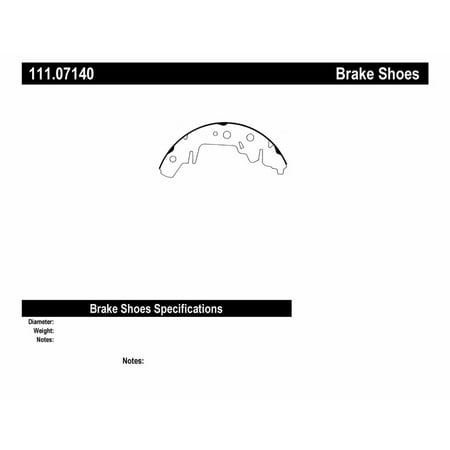 Centric Parts 111.07140 Brake Shoe