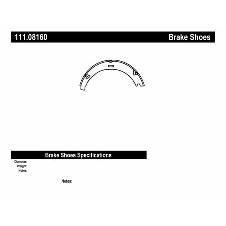 Centric Parts 111.08160 Brake Shoe